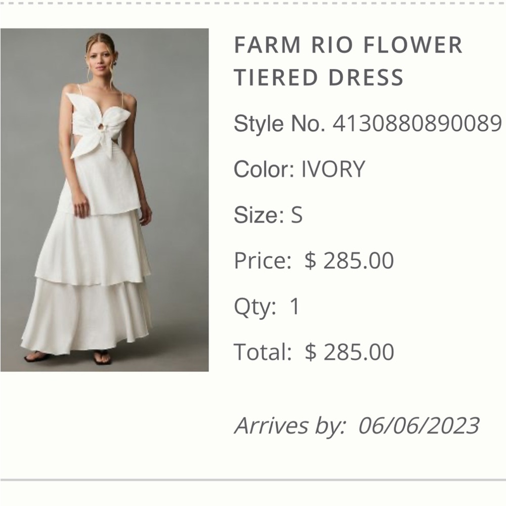 Farm Rio Flower Dress